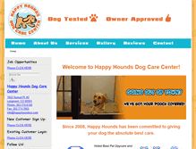Tablet Screenshot of happyhoundscolorado.com